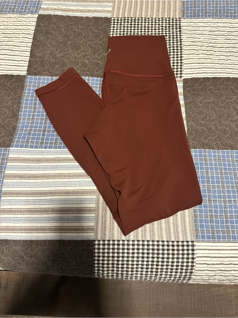 High-Rise Rust Active Leggings